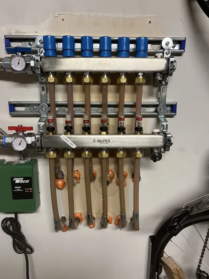 Plumber performing Gas Line Installation at a residential property in Lovejoy